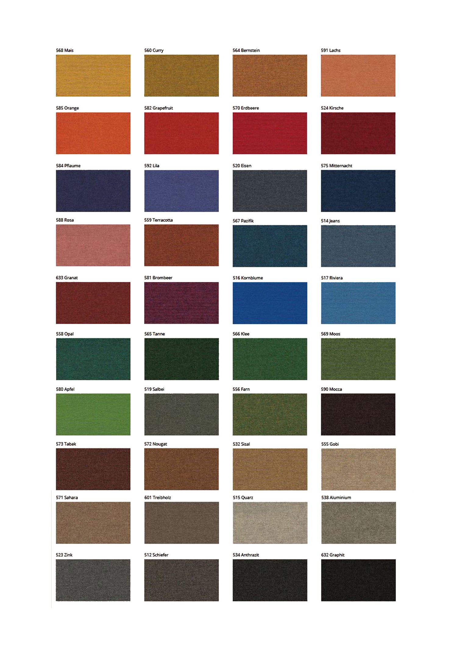 Große Farbauswahl bei schwerentflammbarem Nutzbelag!