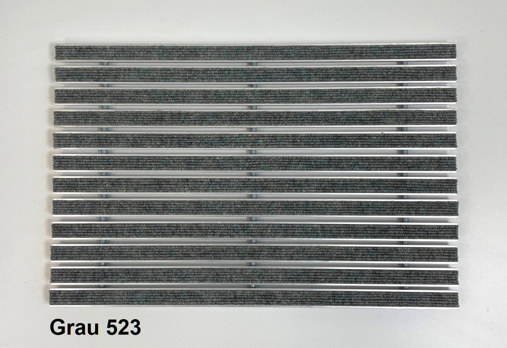 Streifenbürste und Rips, Profilabstand 5 mm, PROFI Schwerentflammbar