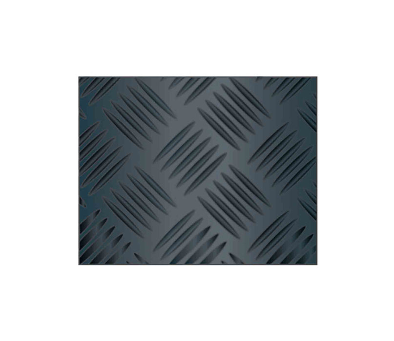 Beckland Gummimatte Riffelblechdesign