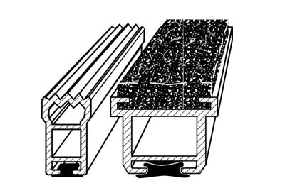 Beckland Eingangsmatten, Aluprofilmatten