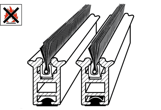 Cfl-S1 Fußmatte, Eingangsmatte von Beckland mit Streifenbürste