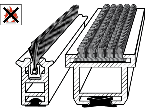 Schwerendflammbare Eingangsmatte CFl-S1 von Beckland