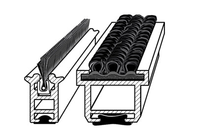 Eingangsmatte mit Rips-Belag für den Innenbereich